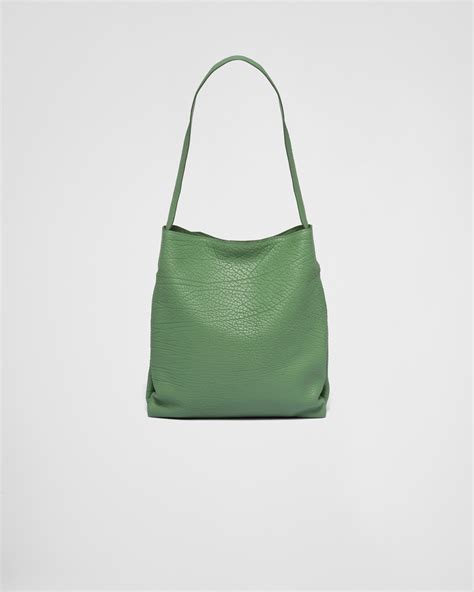 sage green prada bag.